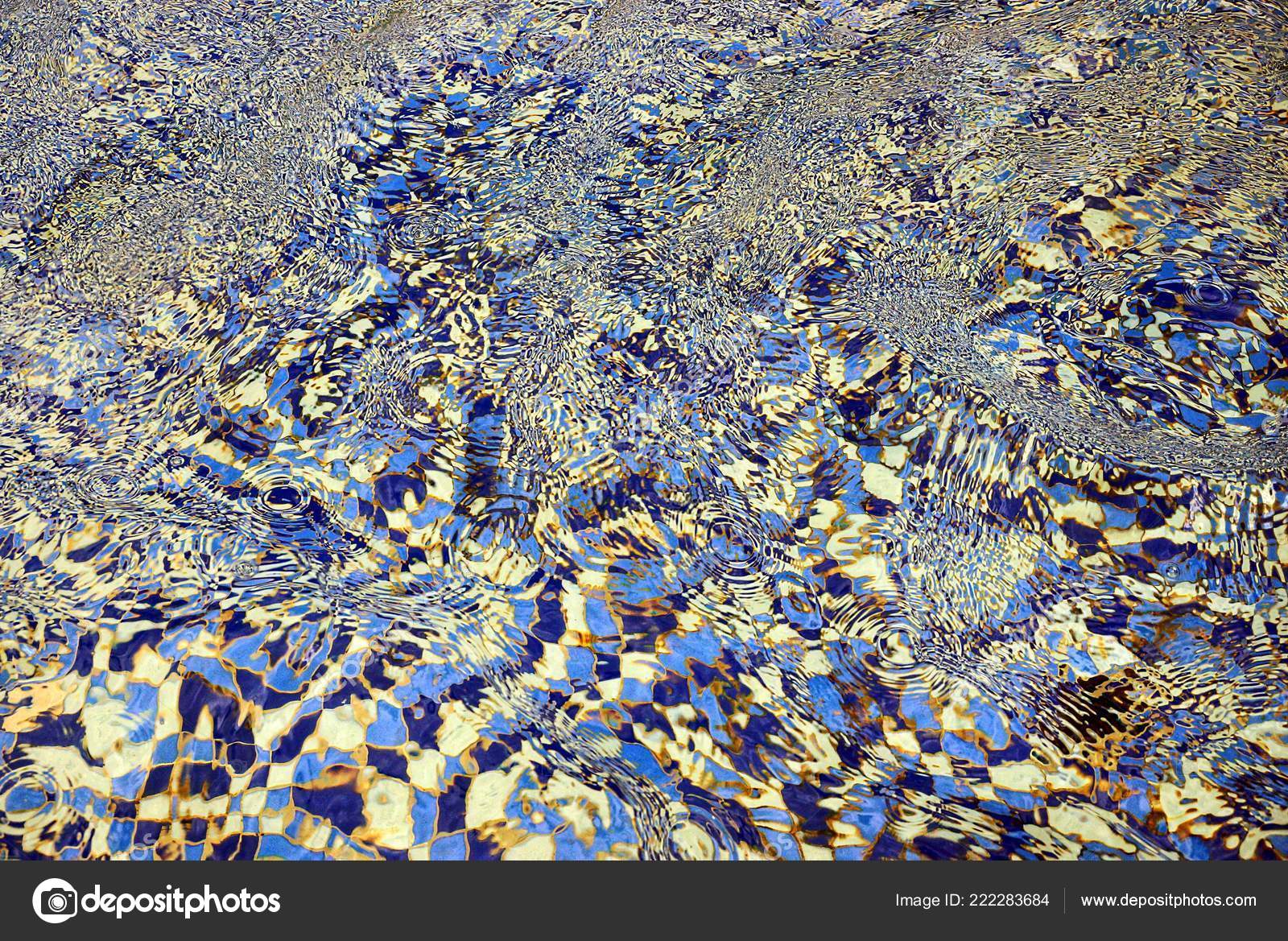 Small Decorative Ceramic Tiles Transpa Water Pool Stock Photo Small Decorative Ceramic Tiles Under Transpa Water In The Pool Photo By