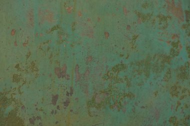 kirli demir duvar yeşil metal doku