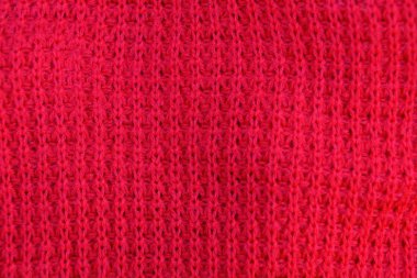 kırmızı kumaş doku yün bir parçasındaki