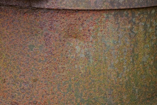 さびた鉄の壁から茶色の金属のテクスチャ — ストック写真