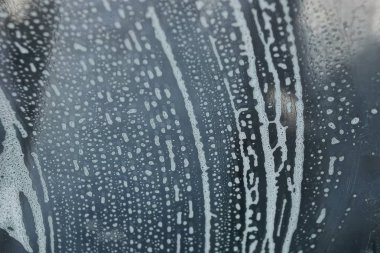 Beyaz Köpük ıslak cam doku