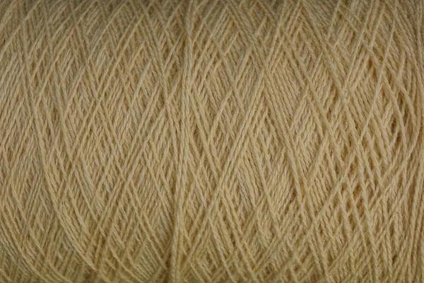 灰色のテクスチャーが かせの厚いウール糸の — ストック写真