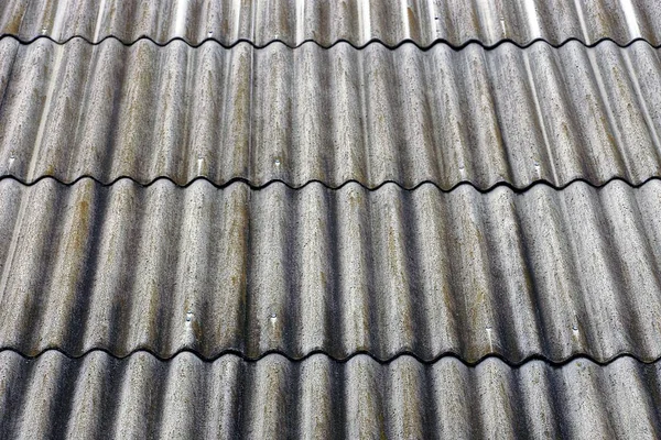 Dachówkowym Dachu Kolorze Szarym — Zdjęcie stockowe