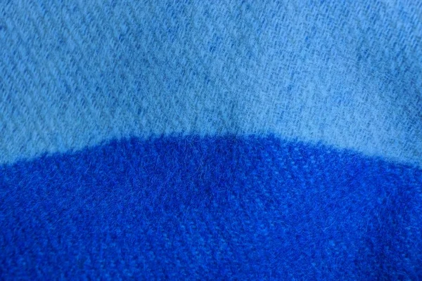 Textura Tecido Cinza Azul Cobertor — Fotografia de Stock