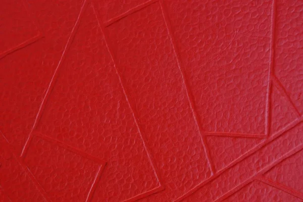 Textura Papel Rojo Trozo Cartón Con Patrón — Foto de Stock