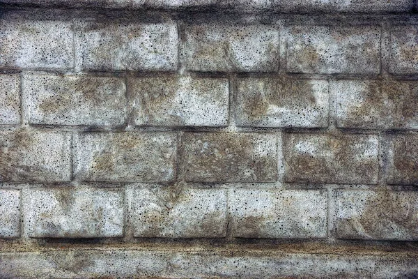 Серый Тертый Фон Кирпичной Стены — стоковое фото