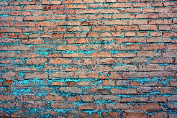 Brown brick wall texture of a private house
