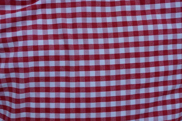 Colored Fabric Texture Square Red White Pattern — Stock Photo, Image