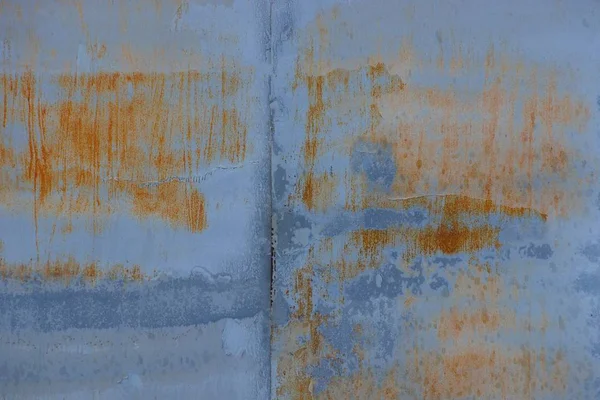 Gris Marrón Oxidado Metal Textura Pared Hierro Viejo — Foto de Stock