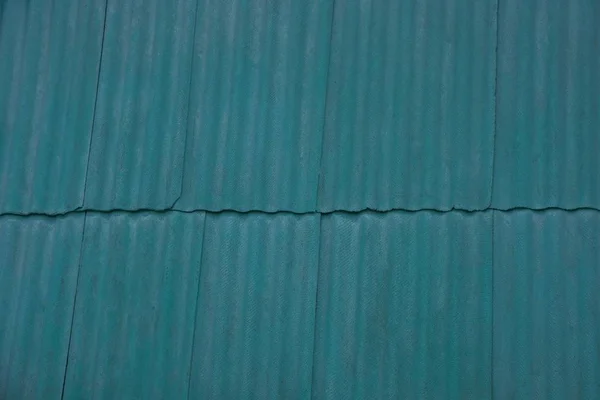Textura Verde Ardósia Velha Telhado — Fotografia de Stock