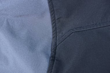 gri, siyah doku bir dikiş ile giyim kumaş