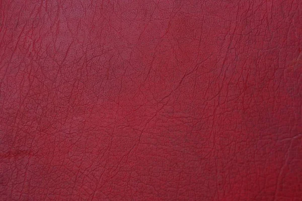 Textura Roja Cubierta Cuero Viejo Libro — Foto de Stock