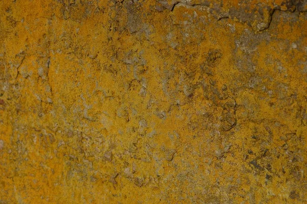 Gelblich Braune Textur Aus Schmutziger Betonwand — Stockfoto