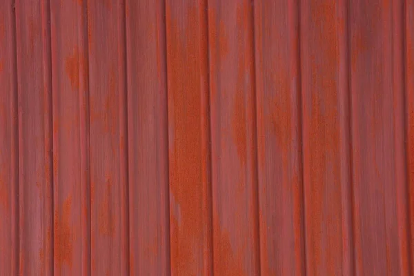Röd Metall Textur Från Järn Staket Vägg — Stockfoto