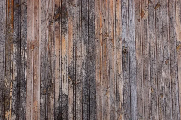 Szürke Barna Textúra Egy Sor Vékony Táblák Falon Kerítésen — Stock Fotó