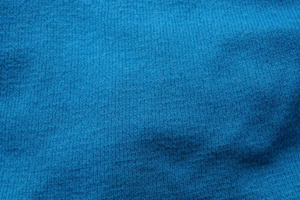 Mavi Kumaş Doku Buruşuk Bir Parça Giyim — Stok fotoğraf