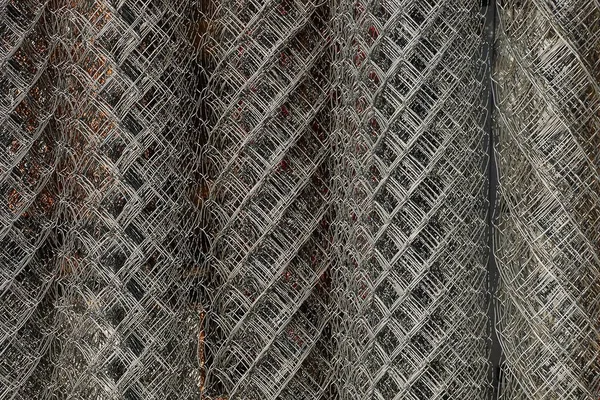 Szary Tekstura Metalowe Rolki Siatki Żelaza — Zdjęcie stockowe