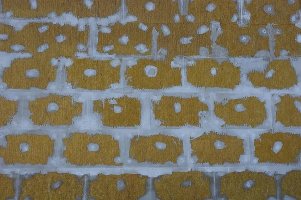 Коричнево Сіра Текстура Утеплення Штукатурки Стіні — стокове фото