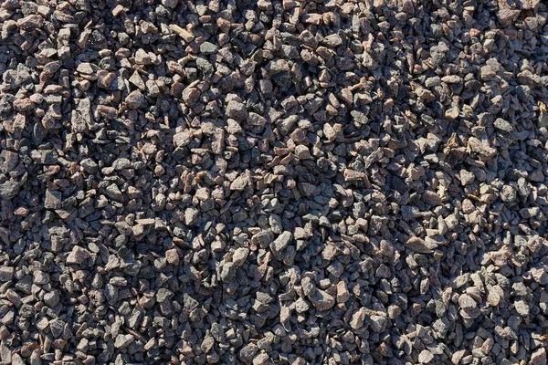 gray stone texture of fine gravel in a heap
