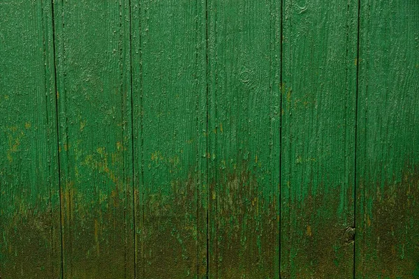 Текстура Зеленой Древесины Широких Сухих Досок — стоковое фото