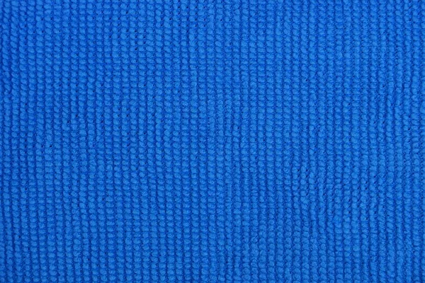 Textura Tela Azul Pedazo Tela Microfibra —  Fotos de Stock