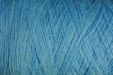 Mavi doku skein kalın yün iplik