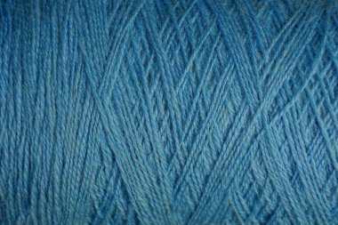 Mavi doku skein kalın yün iplik