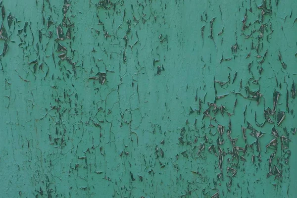 Текстура Зеленого Металу Старої Подрібненої Стіни Паркану — стокове фото