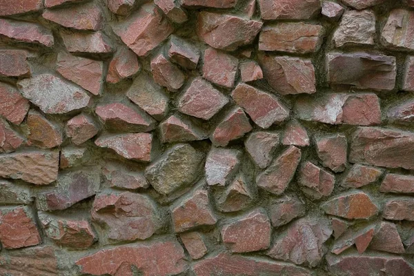 Fondo Piedra Marrón Fundación Con Piedras Grandes — Foto de Stock