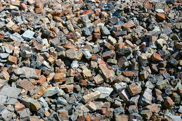 Escombros Ladrillos Baldosas Rotos — Foto de Stock