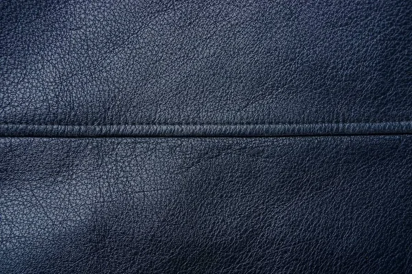 古いジャケットの一部から黒い革の質感 — ストック写真