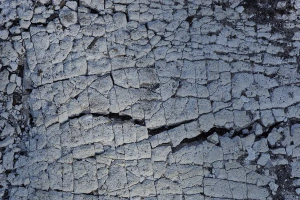 Textur Aus Grau Abgenutzter Alter Trockener Farbe Der Wand — Stockfoto