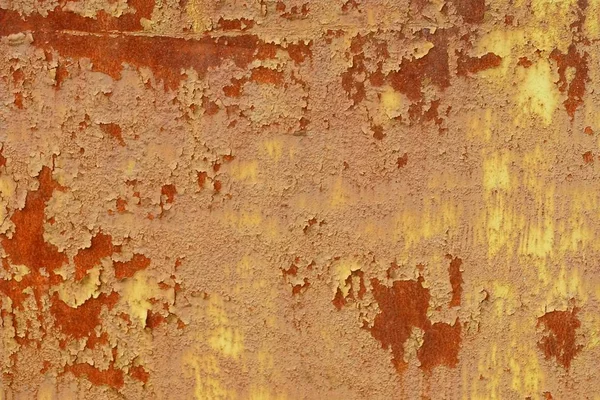 Серая Коричневая Металлическая Текстура Старой Ржавой Железной Стены — стоковое фото