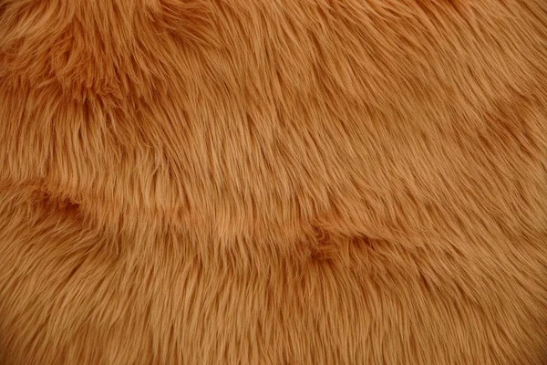 Textuur Van Lange Wol Van Oranje Kleur Uit Een Kledingstuk — Stockfoto