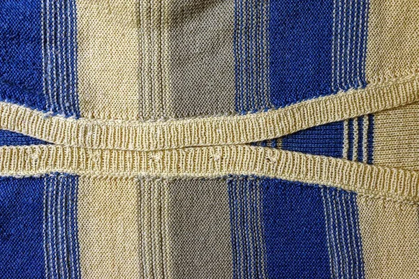 Сірий Синій Фон Вовняної Тканини Шматок Одягу — стокове фото