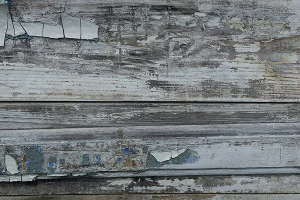 Gray Wooden Texture Old Worn Painted Boards — Stock Photo, Image