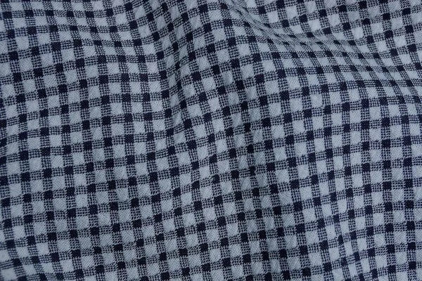 Schwarz Weiße Textur Aus Einem Zerknüllten Stück Stoff Mit Muster — Stockfoto