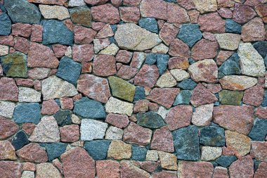 çitin duvarındaki büyük cobblestones kahverengi taş zemin