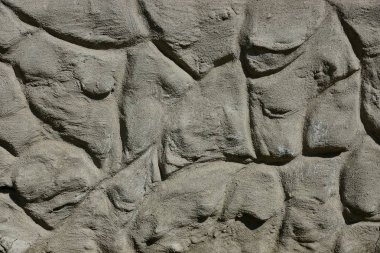 cobblestones ve sıva duvar gri taş doku