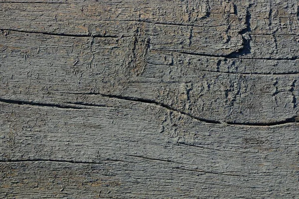 Drewniana Tekstura Czarnego Cracka Starej Planszy Ścianie — Zdjęcie stockowe