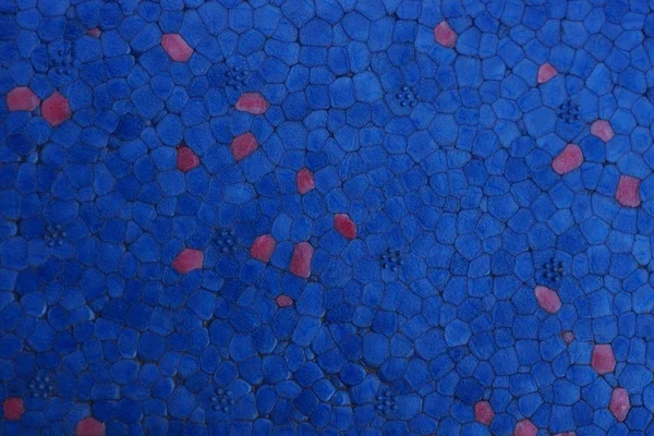 Textura Espuma Plástico Vermelho Azul Com Padrão — Fotografia de Stock