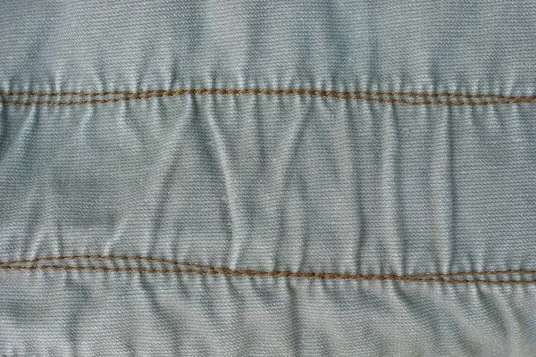 Graue Textur Eines Baumwollkleidungsstücks Mit Einer Naht — Stockfoto