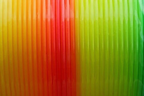 Textura Listrada Colorida Brilhante Plástico Celofane — Fotografia de Stock
