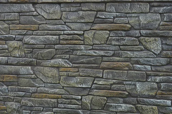 Gray Brown Texture Stones Wall Fence — Stock Photo, Image