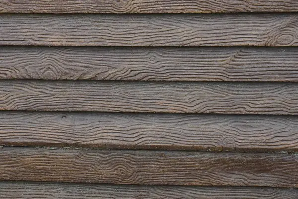 Brązowa Tekstura Drewna Desek Dekoracyjnych Ścianie Ogrodzenia — Zdjęcie stockowe