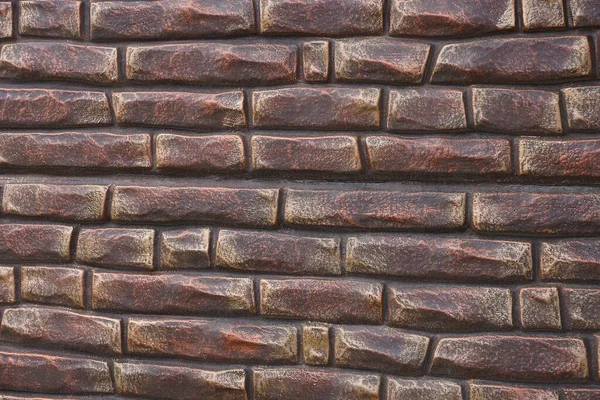 Brown Stone Texture Bricks Wall House — Stock Photo, Image