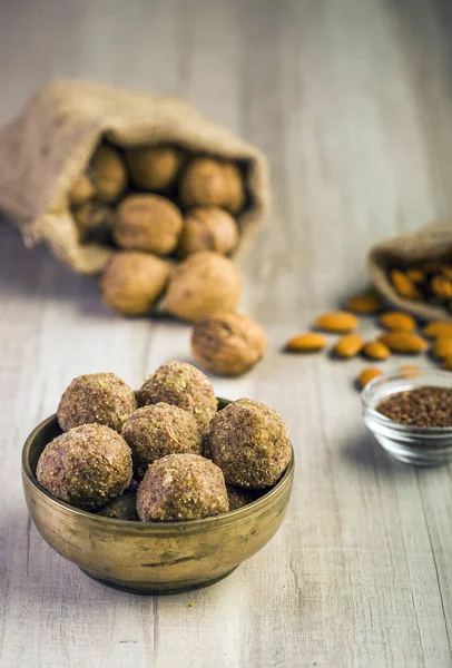 Flax seeds pinni - a punjabi dessert