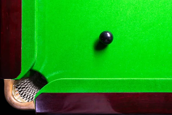 Snooker Table Top View Snooker Balls Green — Stock Photo, Image