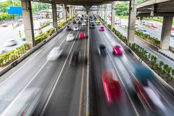 Motion Blur Car Road City — Stock Photo, Image