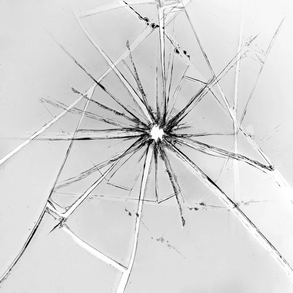 Broken Glass Broken Glass Background Toning — Stock Photo, Image